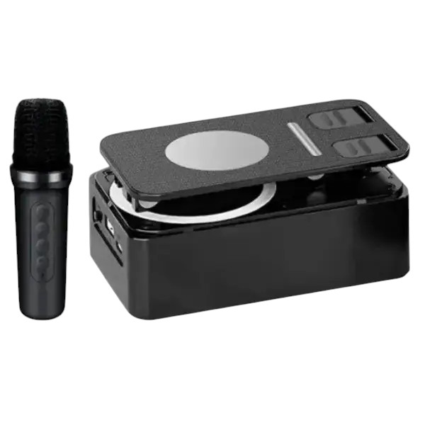 K98 Rotating Foldable Cell Phone Stand with Bluetooth Speaker