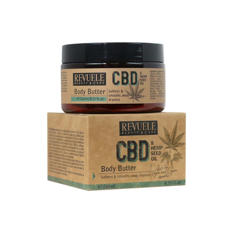 Revuele CBD & Hemp Seed Oil Body Butter 240ml (UK)