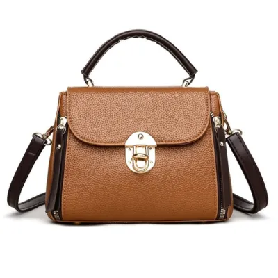 Fashion Shoulder For Women Ladies Crossbody Hand Bags Luxury Purses And Handbags New (Brown)