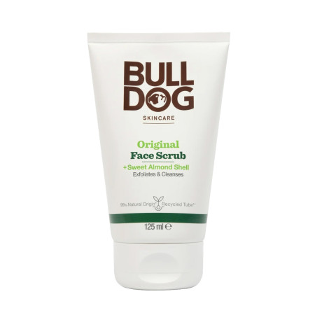 Bulldog Original Sweet Almond Shell Exfoliates & Cleanses Face Scrub 125ml (UK)