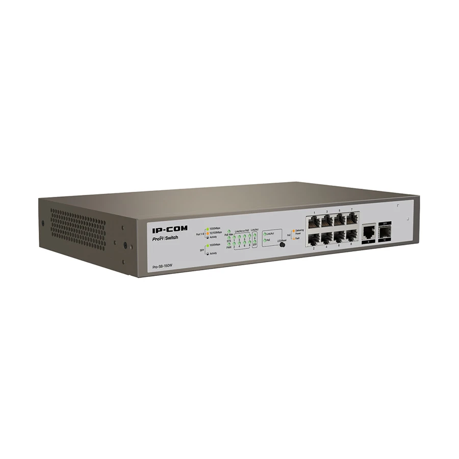 IP-Com PRO-S8-150w 10 Port Managed Profi Switch