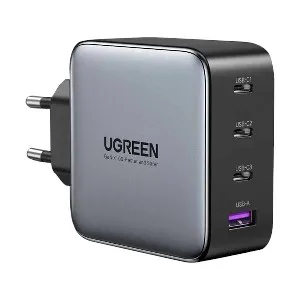 Ugreen Nexode CD226 100W Triple USB-C & USB Gan Fast PD Black Charger