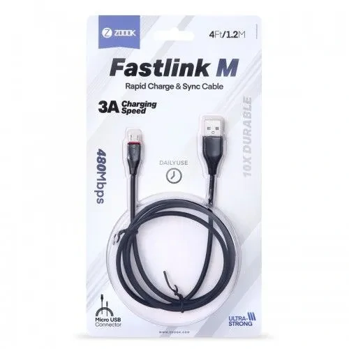 ZOOOK Fastlink M Micro USB Rapid Charging Cable