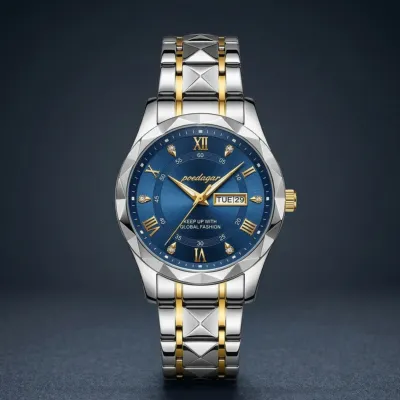 Poedagar Luxury Men's Watch (Water Resistant)