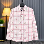 Pure Cotton Check Contrast Shirt