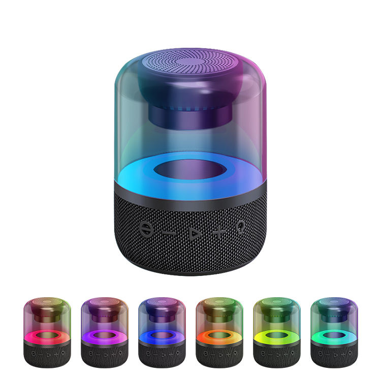 Z5 RGB Mini Portable Wireless Bluetooth Speaker – 5W Compact Speaker with Dynamic LED Light Effects, Bluetooth 5.0, TWS & Rechargeable Battery