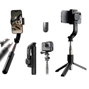 C06H 1-Axis Gimbal Stabilizer Selfie Stick Tripod