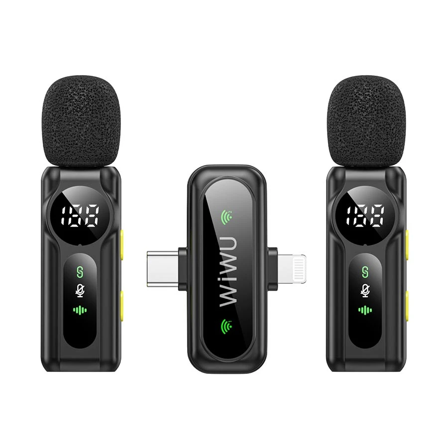 WiWU Wi-WM007 Dual ANC Mini Wireless Microphone for Type-C & Lightning