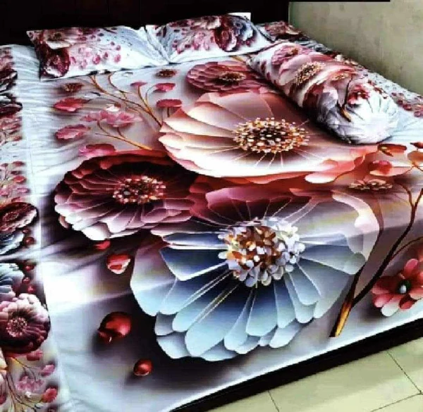 Exclusive 3D Design Bed Sheet