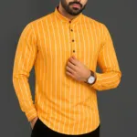 Premium Long Sleeve Striped Katua for Men