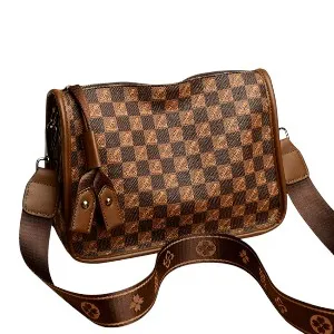 Women Luxurys Designers Bags Messenger Ivhandbag (Brown)