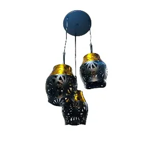 Qulik Modern AmberIron Pendant 3 Color Hanging Lights (QL-X5256)