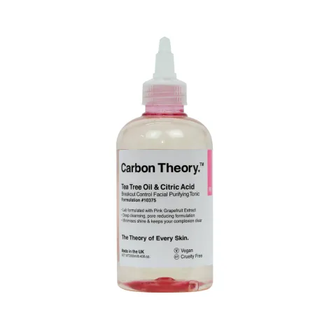 Carbon Theory Tea Tree Oil & Citric Acid Facial Tonic 250ml (UK)