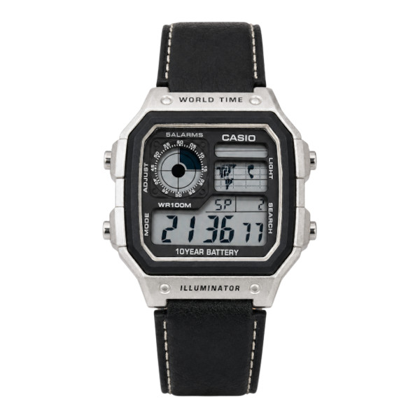 CASIO ILLUMINATOR LEATHER STRAP PREMIUM WATCH