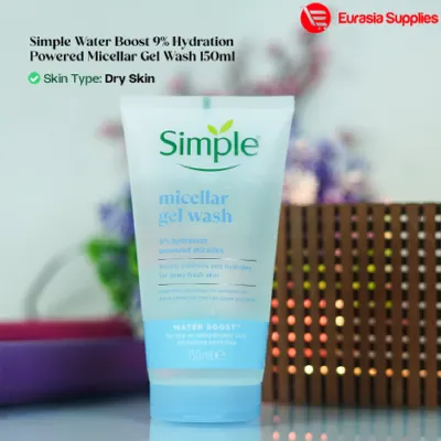 Simple Water Boost 9% Hydration Powered Micellar Gel Wash 150ml (Poland)