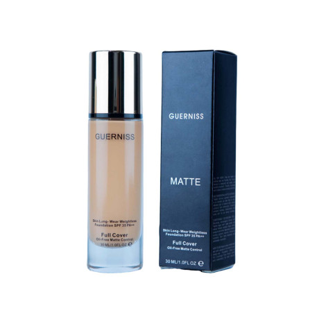 Gueriness Full Cover Matte Foundation - 3.0 Ivory (Hong Kong)