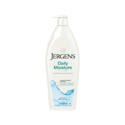 Jergens Daily Moisture 24H Nourishing Hydration Moisturizer Lotion for Dry Skin 621ml (USA)