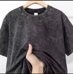 Men's Acid Wash Drop Shoulder T-Shirt, 250 GSM Pure Cotton, 3 Colours