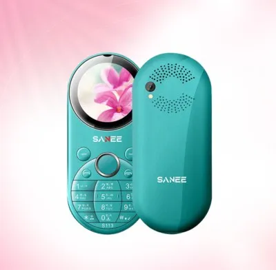 Sanee S113 Dual SIM Button Phone - Stylish Blue