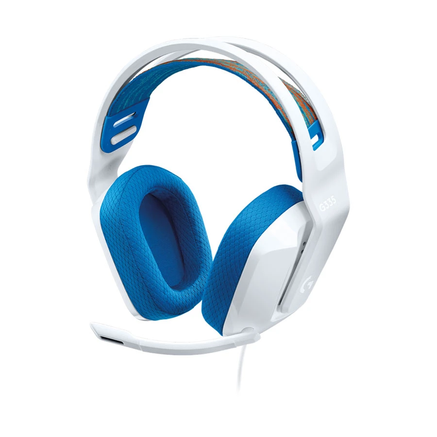 Logitech G335 Wired White Gaming Headphone