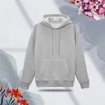 Premium Comfortable (Ladies Solid Gray) Ladies winter hoodie
