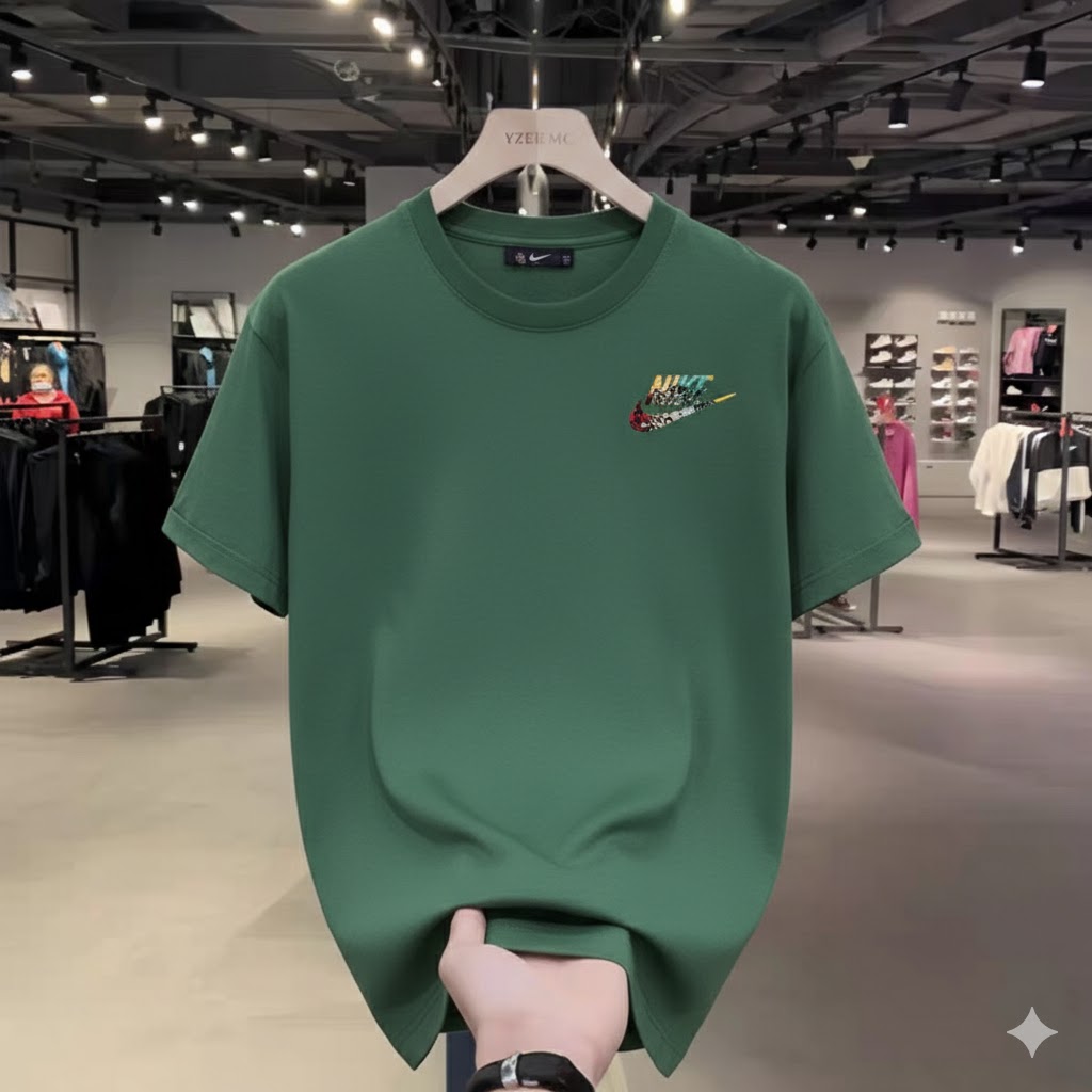 Men's Cotton-Spandex Drop Shoulder T-Shirt, 220 GSM, 6 Colours