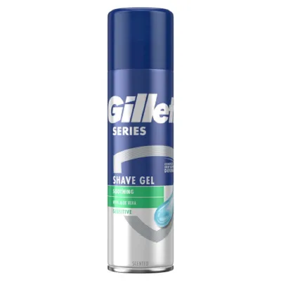 Gillette Series Aloe Vera Soothing Sensitive Shave Gel 200ml (UK)