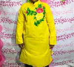 Men's Hand Print Panjabi in Dhupian Silk, 6 Colours