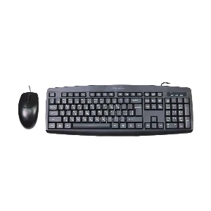 Micropack KM-2003 Black USB Keyboard & Mouse Combo with Bangla