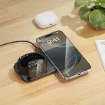 Hoco CW65 3-in-1 Magnetic Wireless Charger – 15W