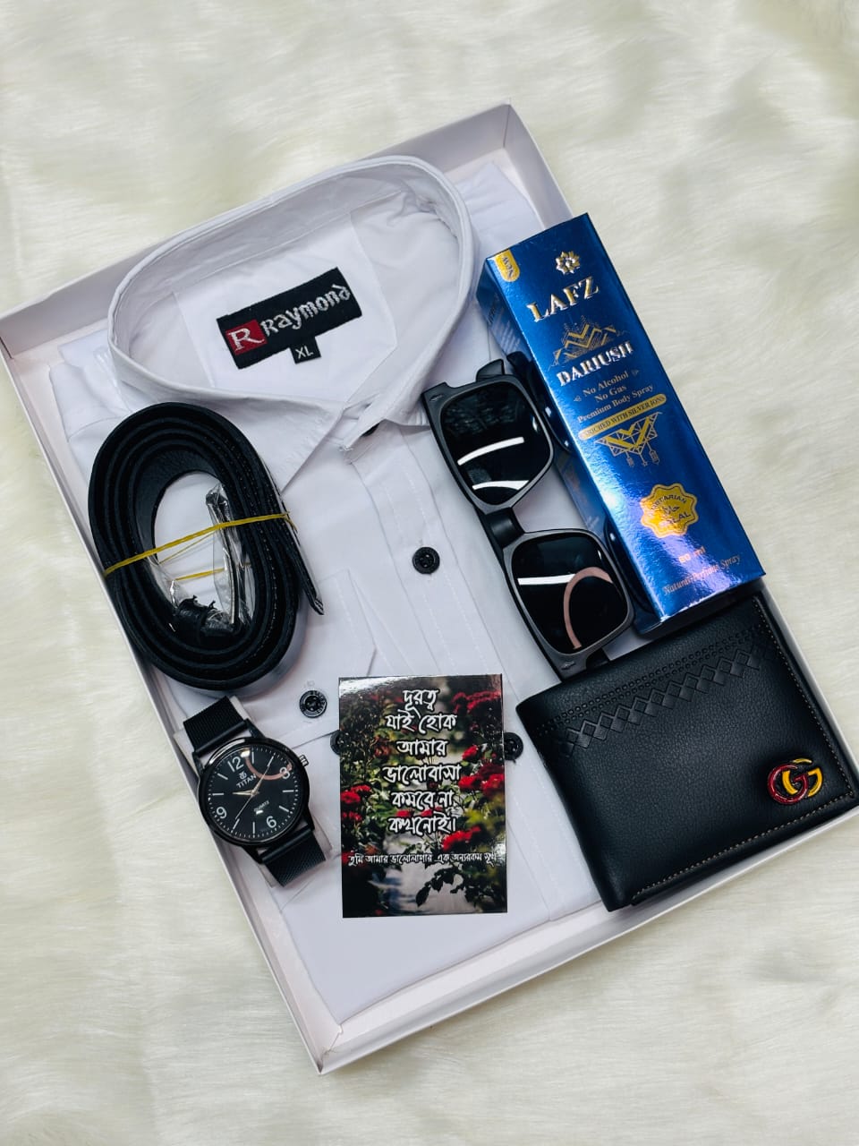 Men's Pure Cotton Shirt Combo Set, Sizes M, L and XL