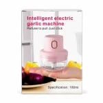 Intelligent Electric Rechargeable Vegetable Cutter & Mini Chopper – 250ml Wireless One-Touch Food Processor for Garlic, Ginger, Onion & Meat