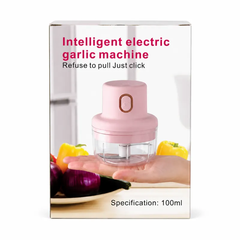 Intelligent Electric Rechargeable Vegetable Cutter & Mini Chopper – 250ml Wireless One-Touch Food Processor for Garlic, Ginger, Onion & Meat