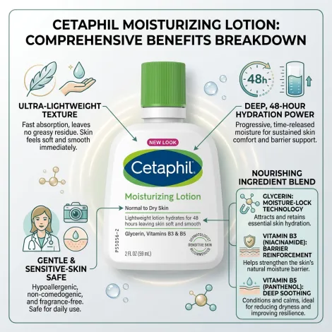 Cetaphil Moisturizing Lotion Normal to Dry Skin 59ml (Canada)