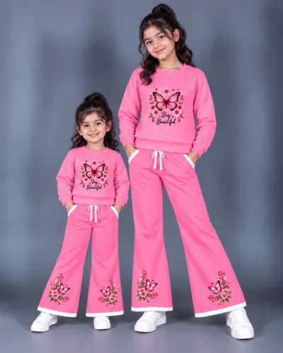 Kids' Terry Cotton Sweatshirt and Pant Set, 250 GSM, 2 to 12 Years