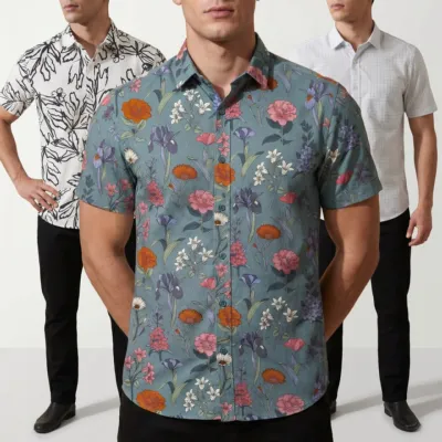 Premium Formal Half Sleeve Printed Shirt