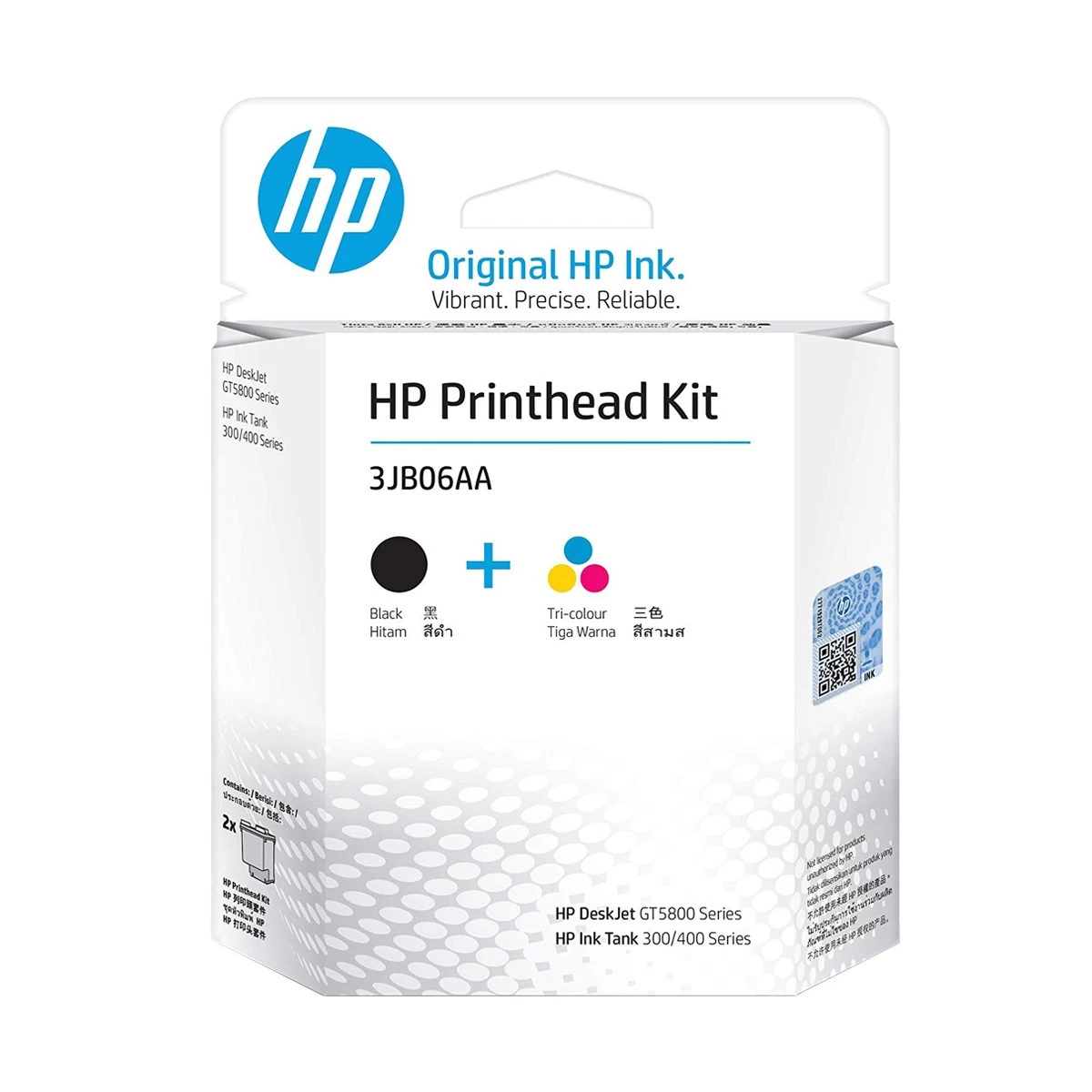 HP GT51/GT52 2-Pack Black/Tri-color Printhead Kit (3JB06AA)