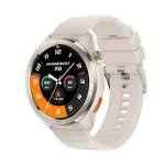 Haylou Solar Neo 2 Silver AMOLED Bluetooth Calling with Woven and Silicone Strap Smartwatch