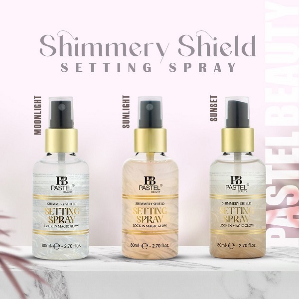 PASTEL BEAUTY Shimmery Shield Setting Spray MOONLIGHT – 80ml