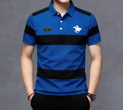 Men's Cotton Polo Shirt – Half Sleeve, 200 GSM