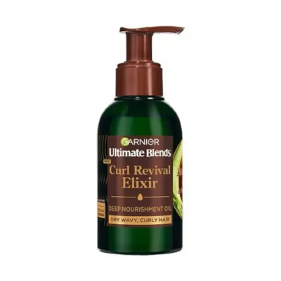Garnier Ultimate Blends Curl Revival Elixir Deep Nourishment Oil 120ml (Belgium)