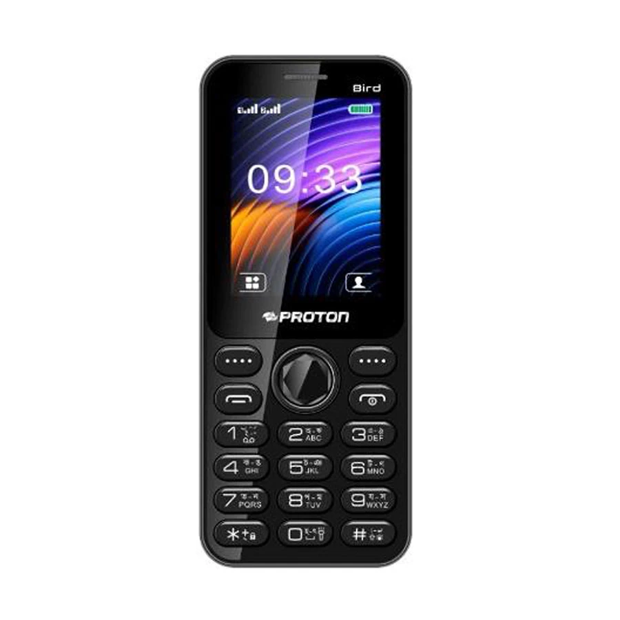 Proton Bird Black Feature Phone (Dual Sim)