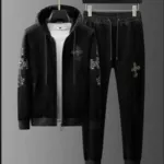 CVC Cotton Hoodie Jacket and Trouser Set, 300 GSM, 6 Colours