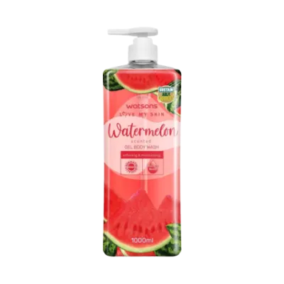 Watsons Love My Skin Watermelon Scented Gel Body Wash 1000ml (Malaysia)