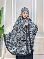 Women's Viscose Cotton Hijab with 30 Inch Niqab, 6 Colours