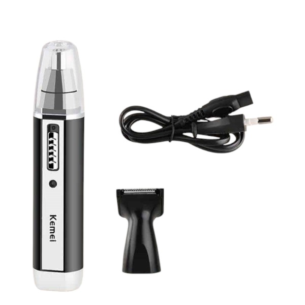 Kemei KM-6632 2 In 1 Rechargeable Nose Hair Trimmer