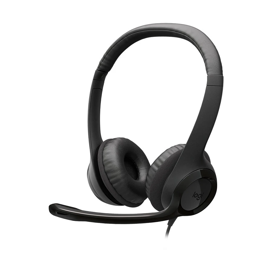 Logitech H390 USB-C Computer Headset Black
