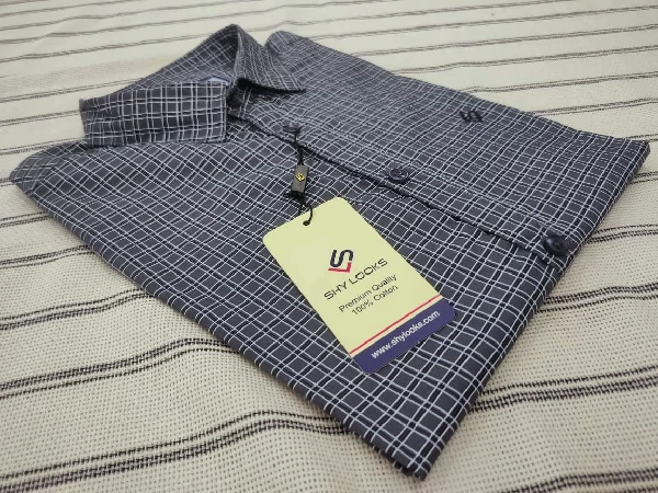 Cotton full Sleeve Check Shirt for Men's