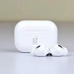 OnePlus AirRO3 True Wireless Bluetooth Earbuds – Noise Reduction TWS Earphones with 360mAh Battery & Clear Sound (White)