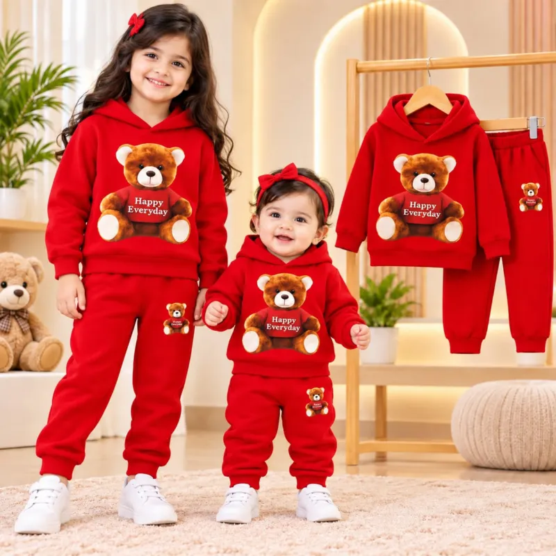 Kids' Brushed Cotton Hoodie and Pant Set, 3 Months to 8 Years